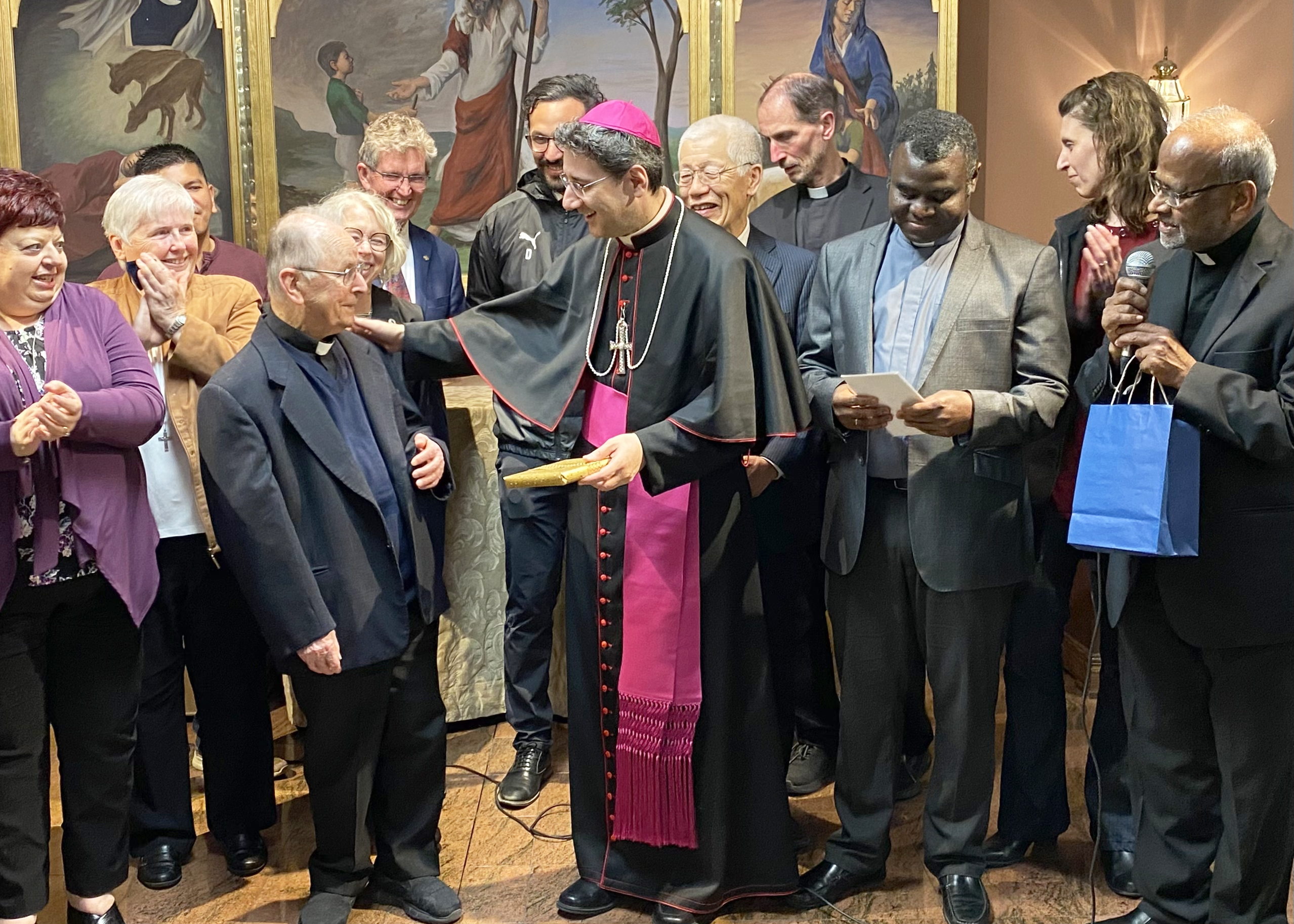 Archbishop Leo at St. Benedict Parish