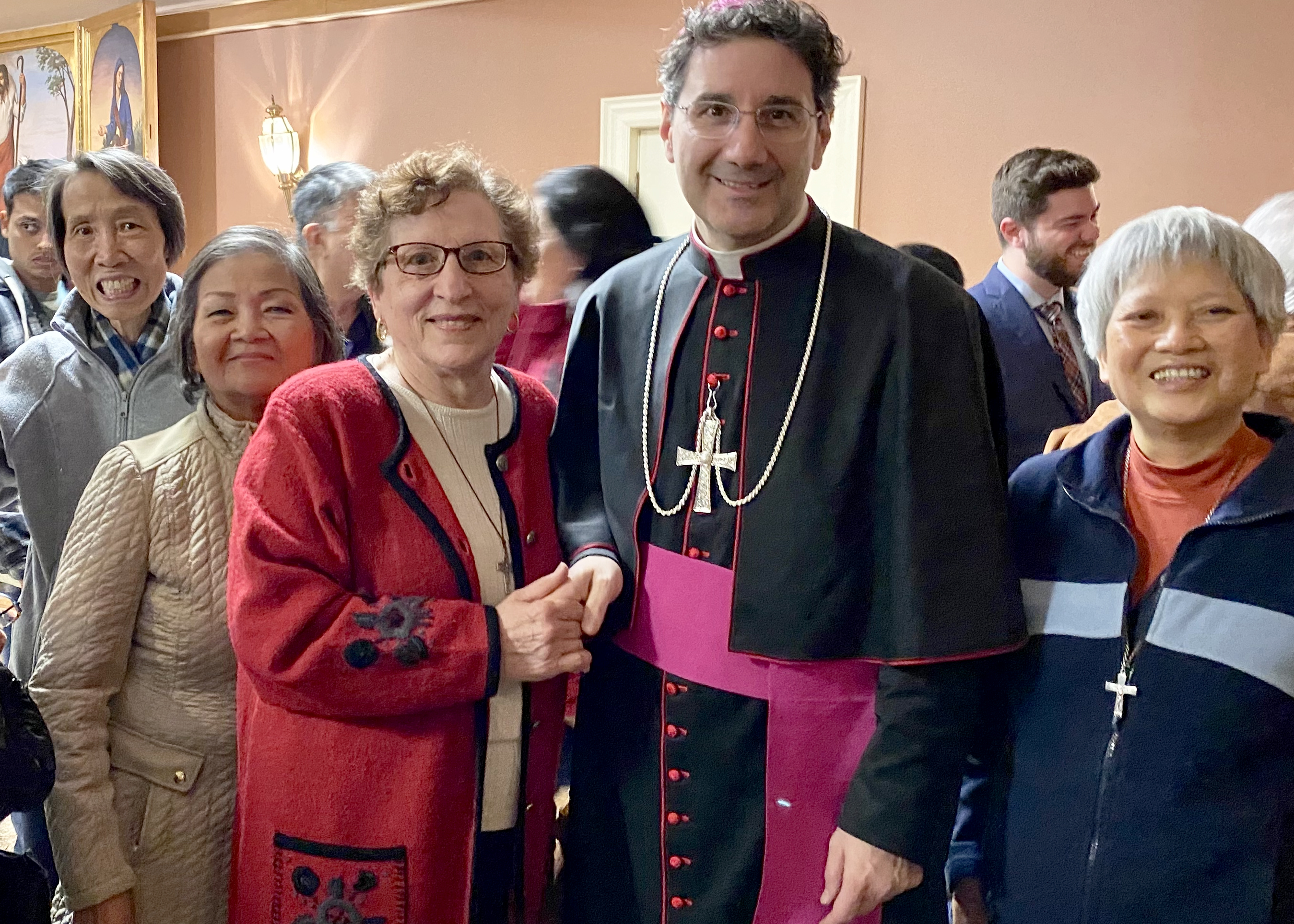 Archbishop Leo at St. Benedict Parish