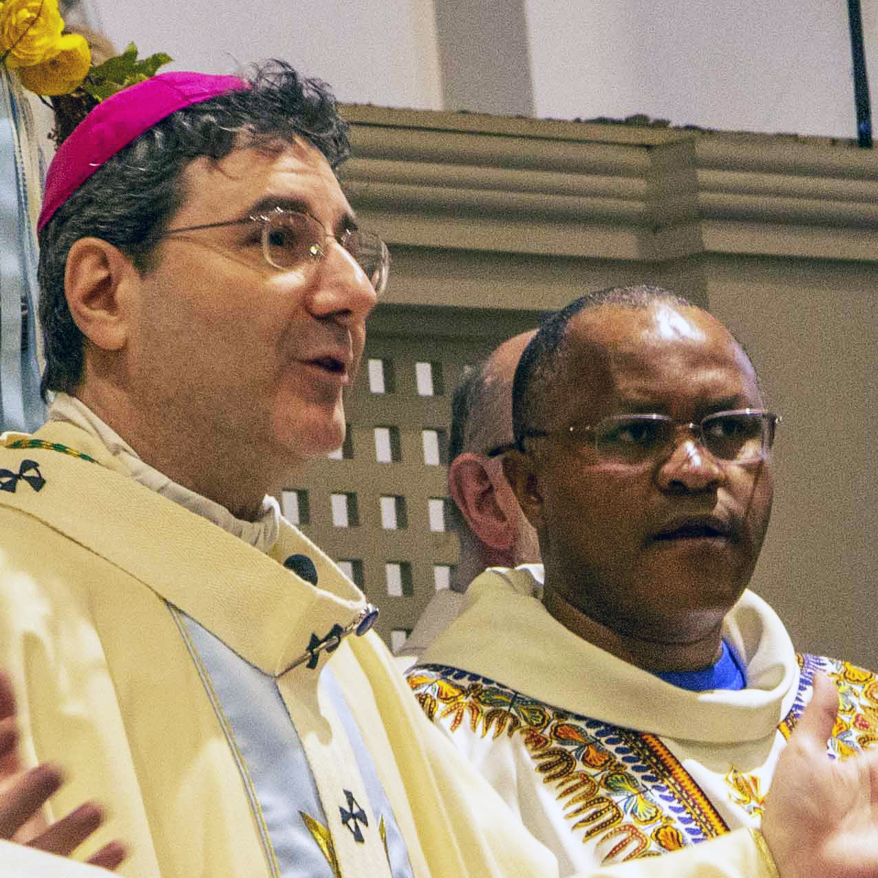 Archbishop Leo Visits Our Lady of Lourdes Parish