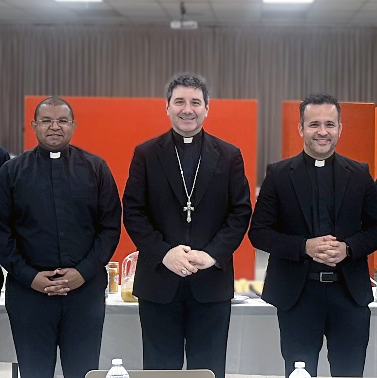 Hispanic Council of Priests meet with Archbishop Leo