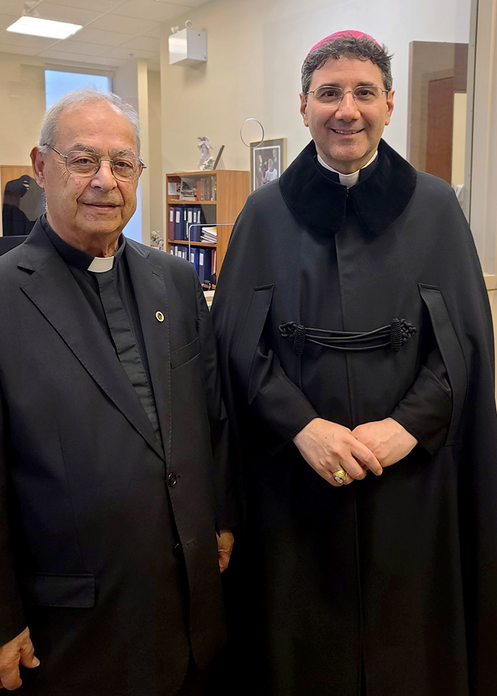 Archbishop Leo at St. Padre Pio