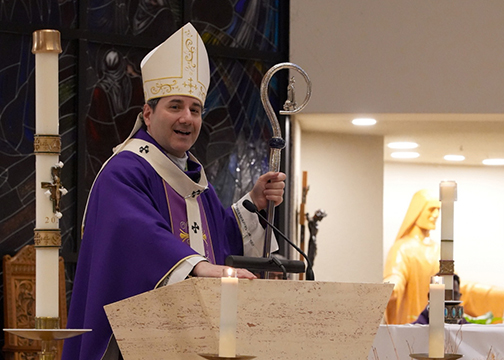 Archbishop Leo at St. Patrick Parish in Markham