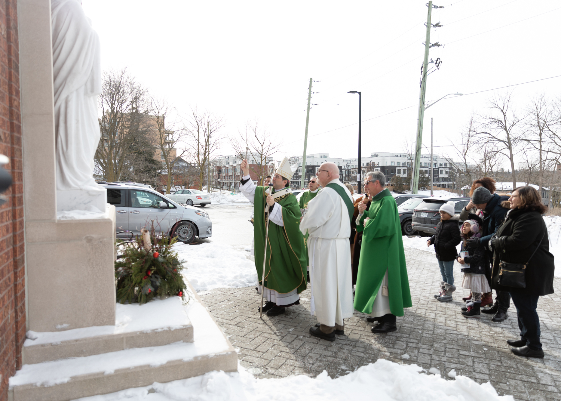 Archbishop Leo Visits Our Lady of Grace Parish