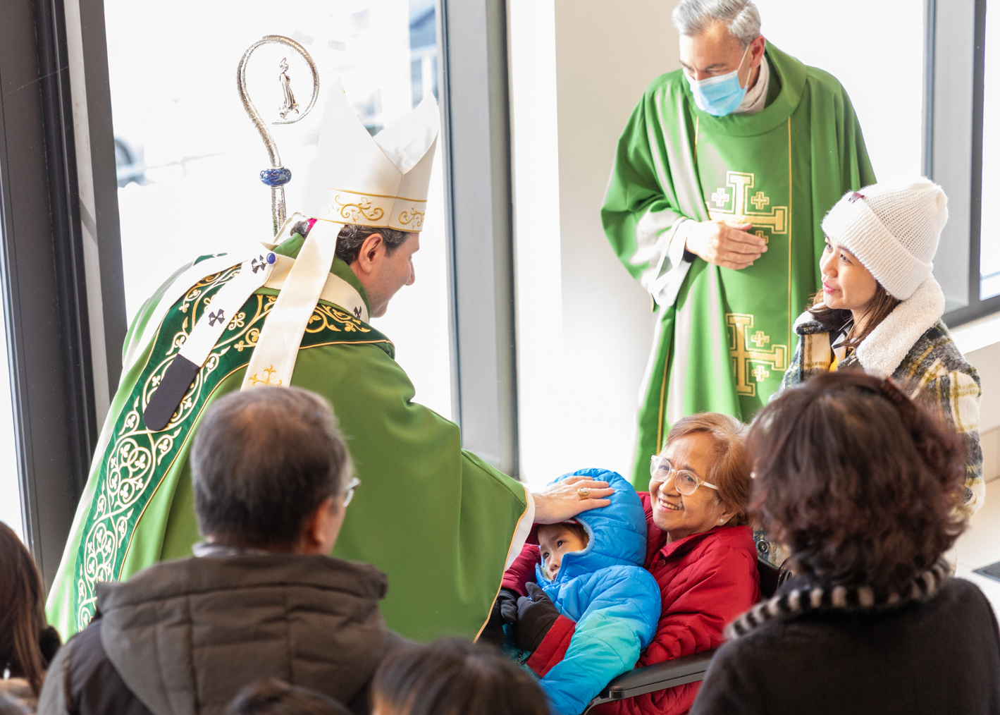 Archbishop Leo Visits Our Lady of Grace Parish