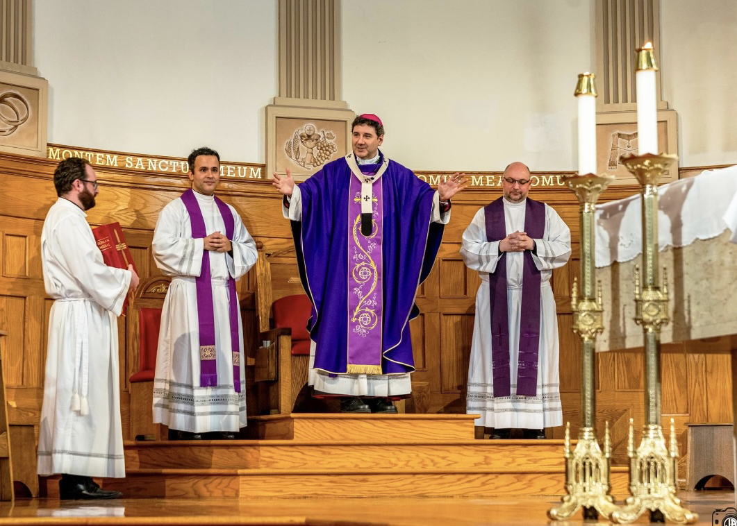 Archbishop Leo at St. Anthony