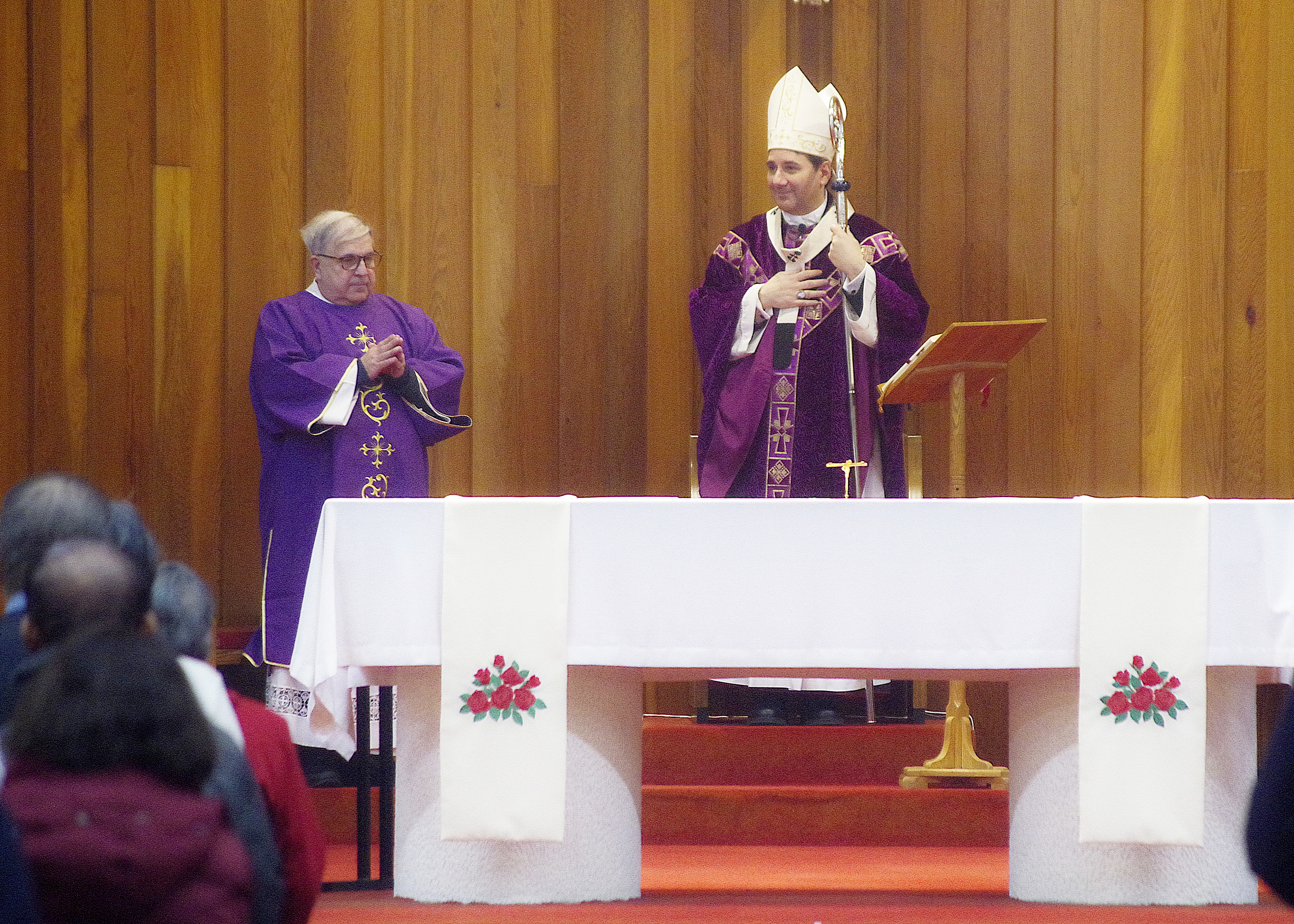 Archbishop Leo at St. Theresa