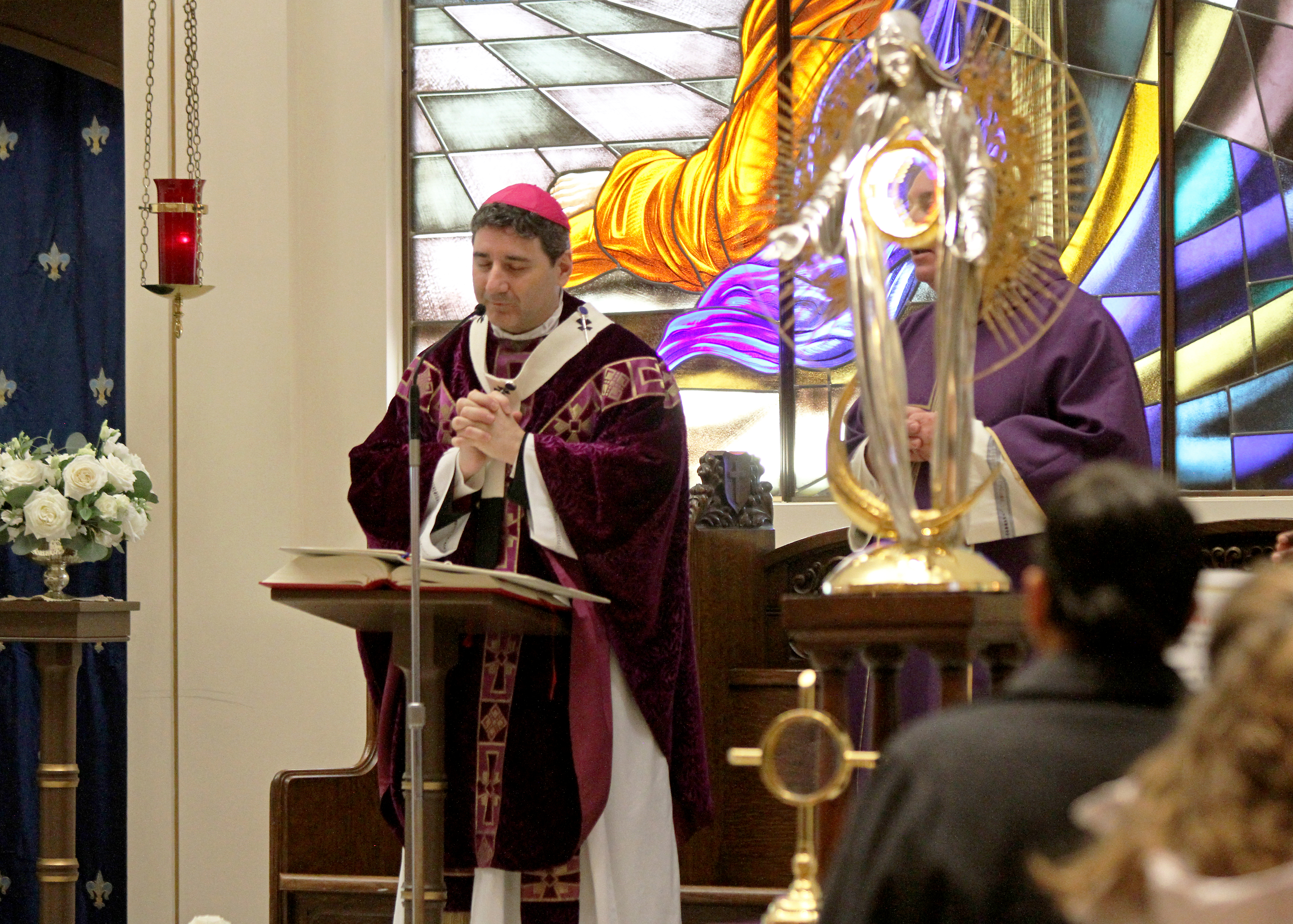 Archbishop Leo at St. Mary