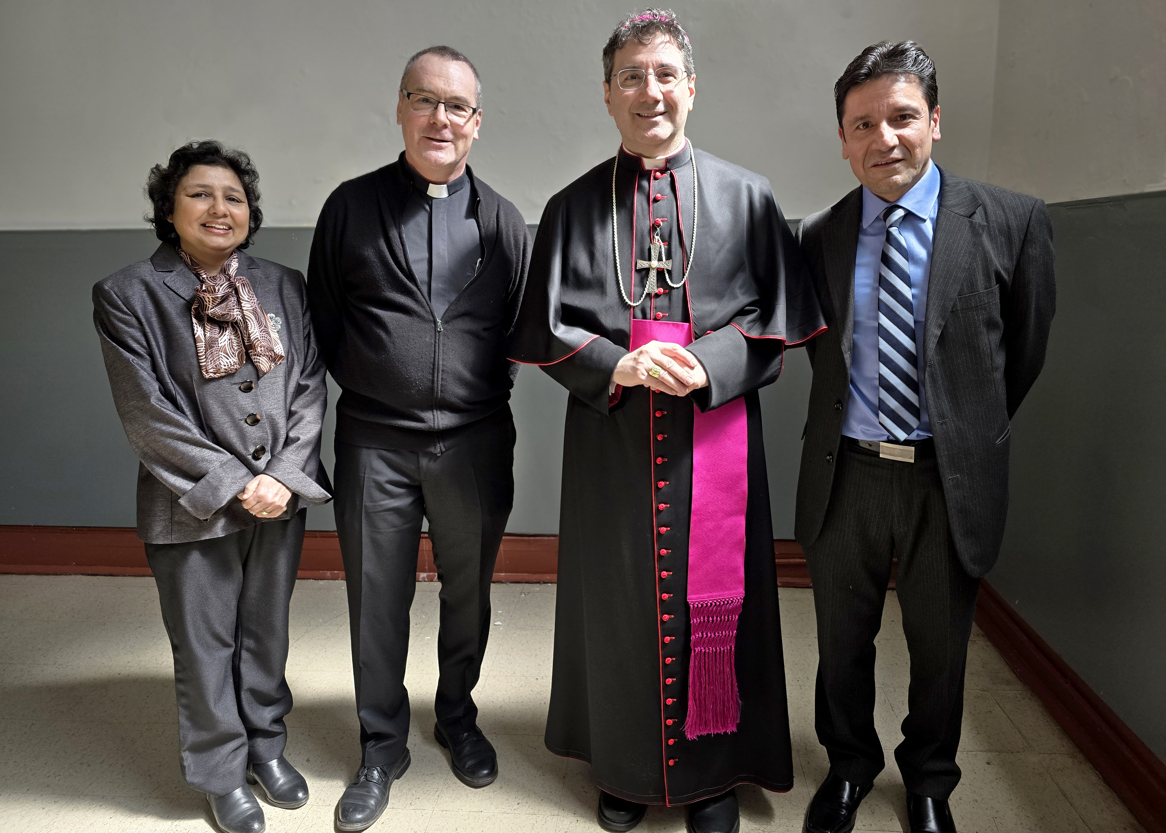 Archbishop Leo visits St. Peter's Parish