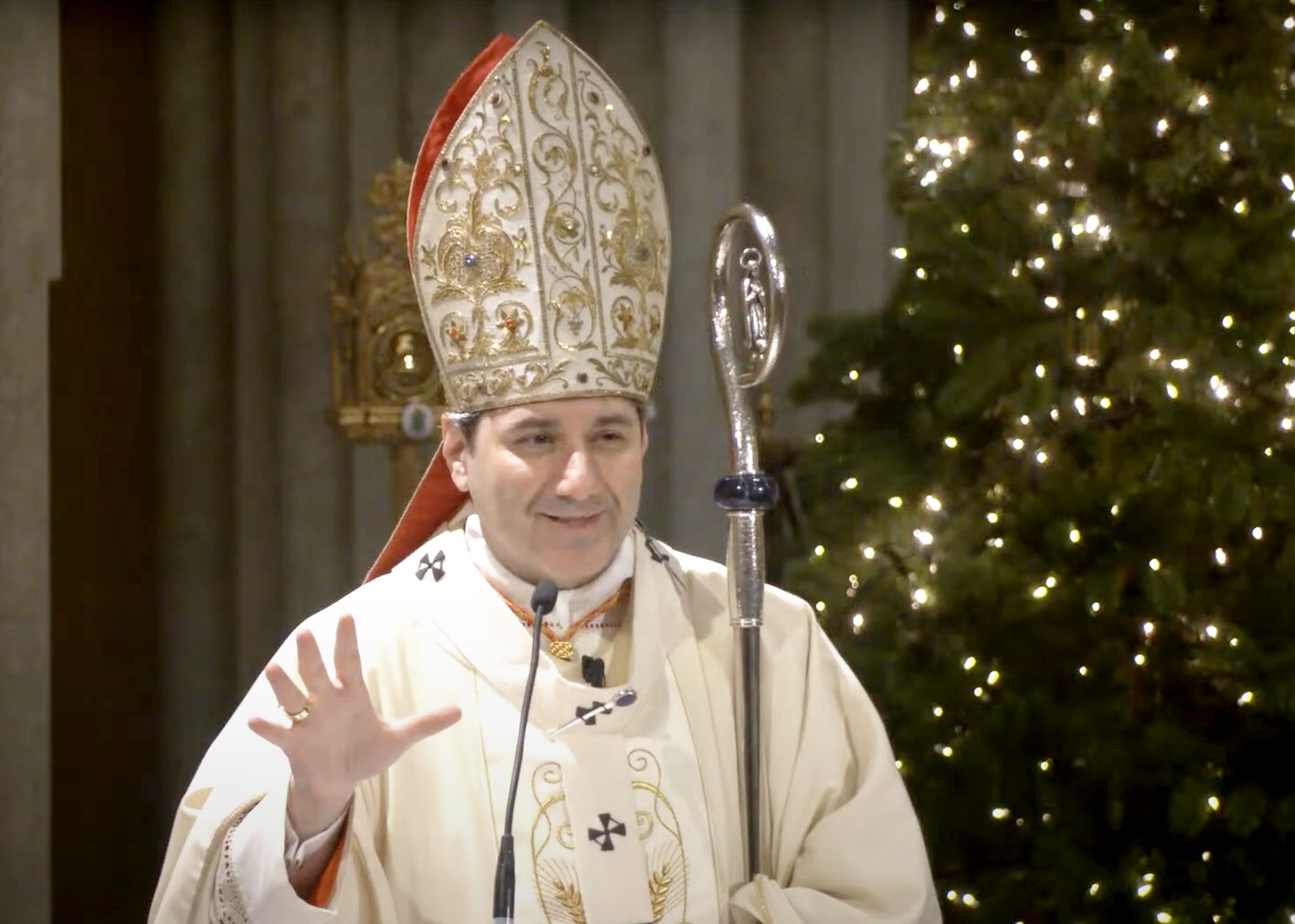 Cardinal Leo at Christmas Eve Mass