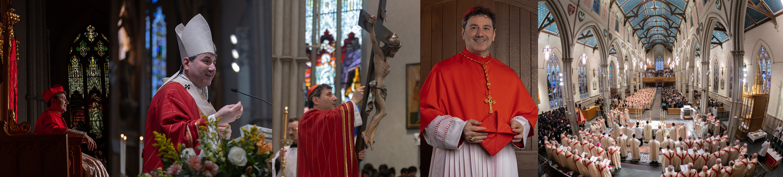 Collage of His Eminence Frank Cardinal Leo Collage of His Eminence Frank Cardinal Leo