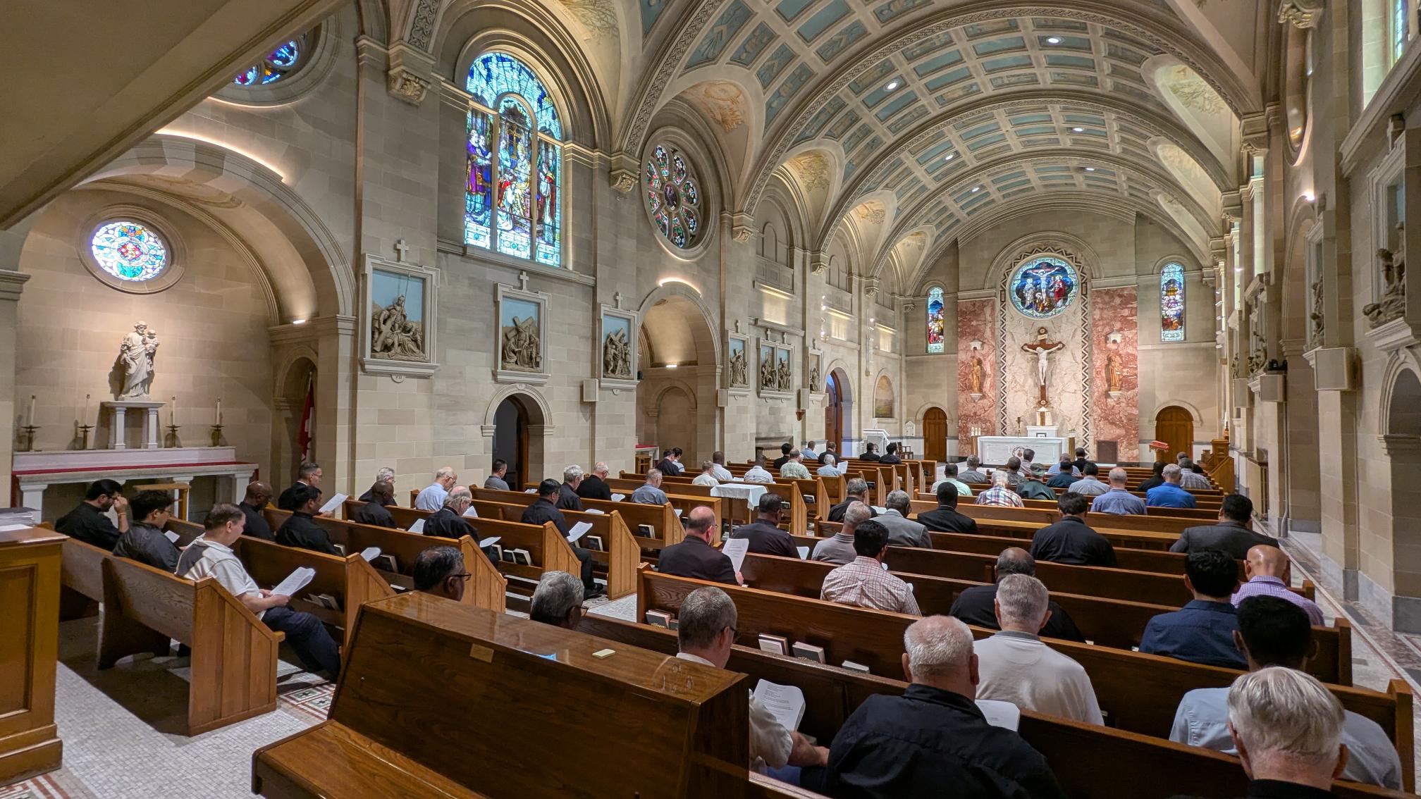 Priests gather for Jubilee Year BBQ Priests gather for Jubilee Year BBQ