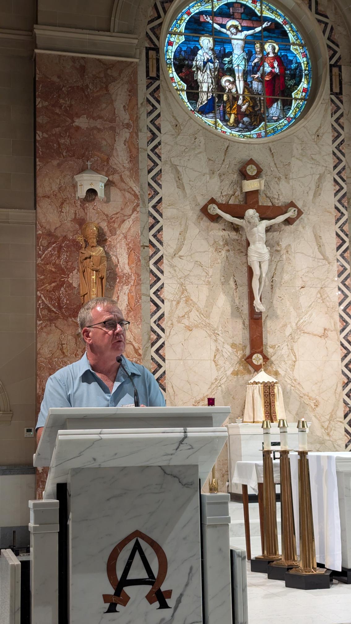 Priests gather for Jubilee Year BBQ Priests gather for Jubilee Year BBQ