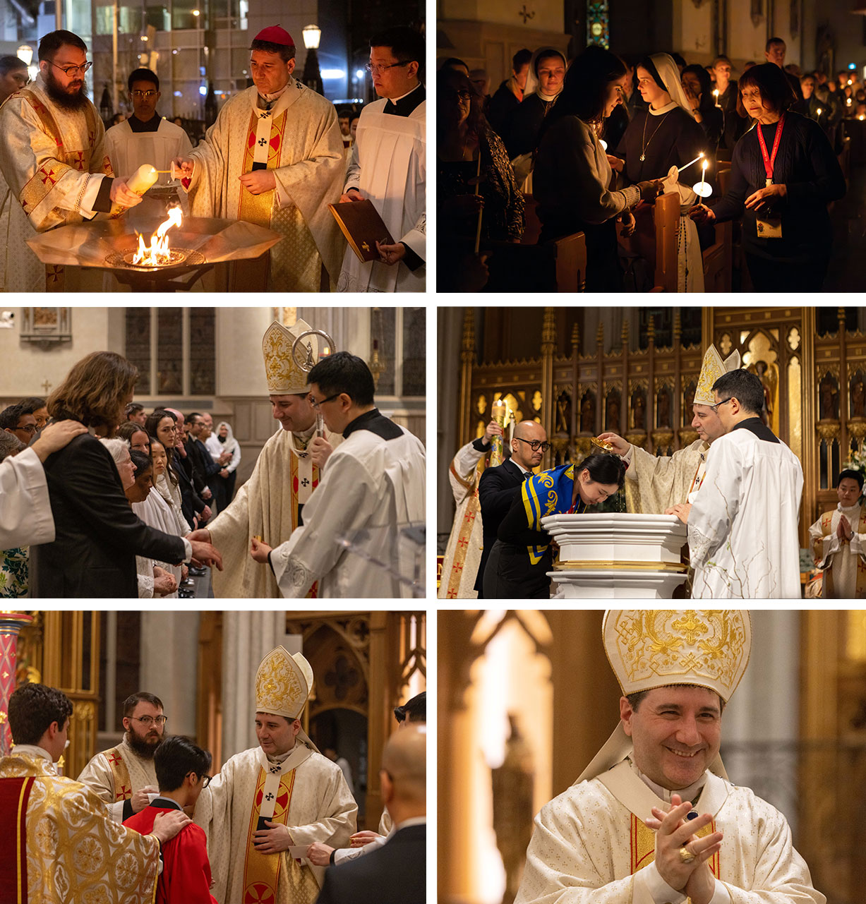 Easter Vigil Collage