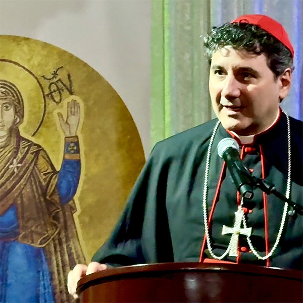 Cardinal Leo addresses Dinner Guests Cardinal Leo Addresses Dinner Guests