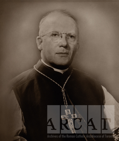 Black-and-white portrait of Most Reverend Benjamin Ibberson Webster seated wearing episcopal dress.