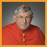 Cardinal Thomas Collins Image of Cardinal Collins in red robes