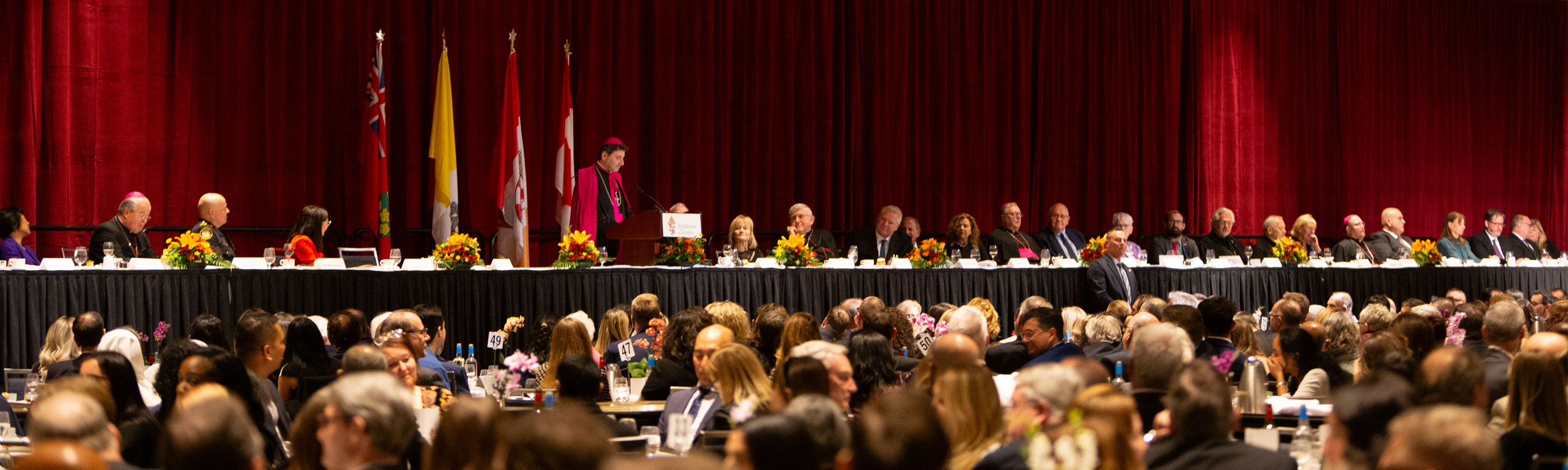 Cardinal's Dinner with Archbishop Francis Leo