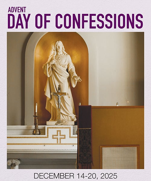 Day of Confessions - Advent 2025 poster