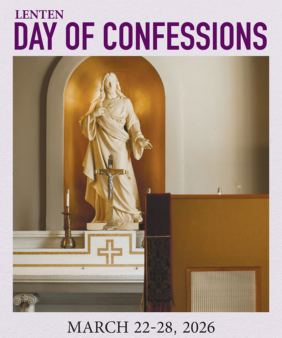 Poster - Day of Confessions for Lent - March 22 to 28, 2026